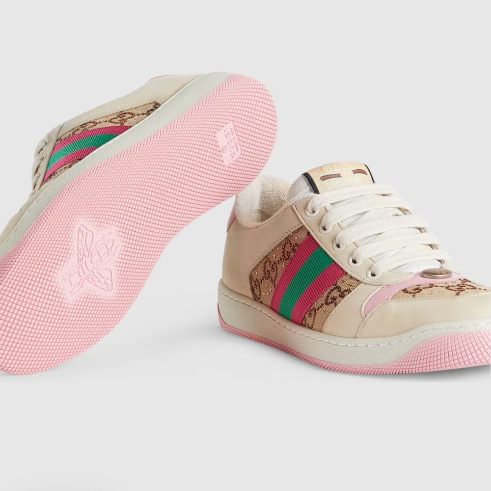 Women's GG Crystal Screener Sneaker Size 36 - Picture 5 of 10